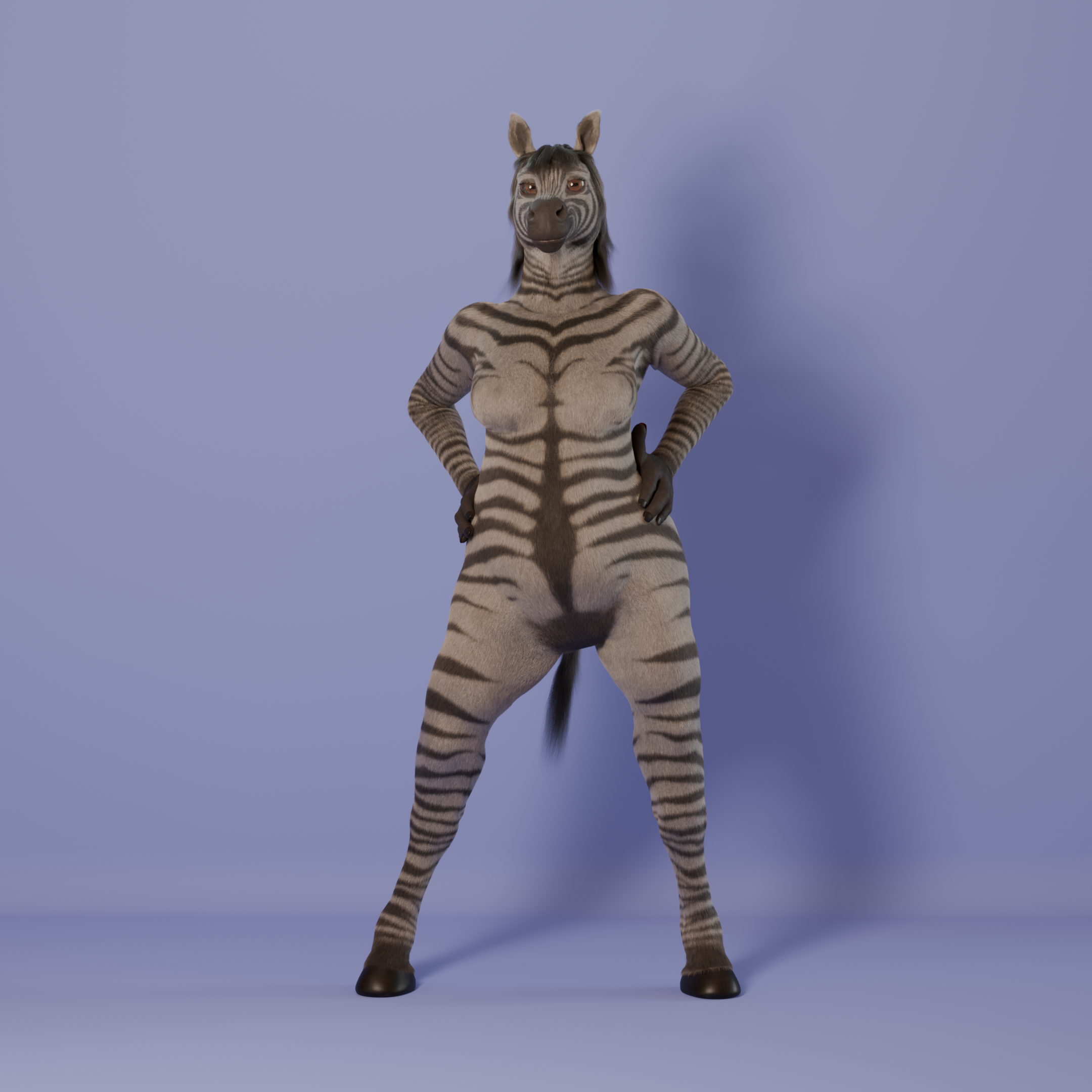 Anthro Zebra