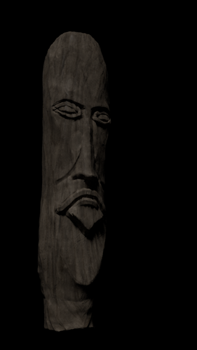 Maori carving