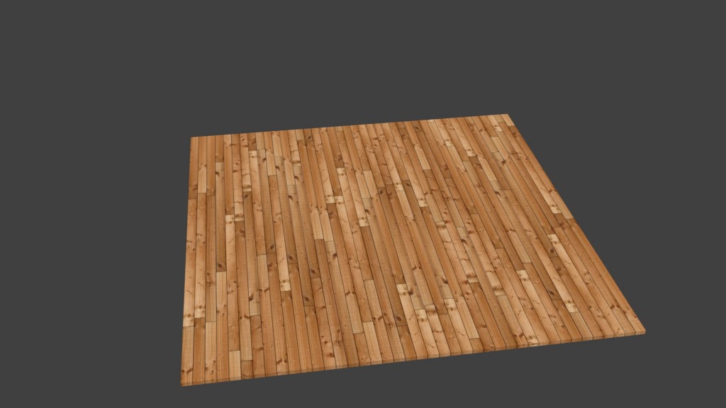 UV Wood Floor Texture Test