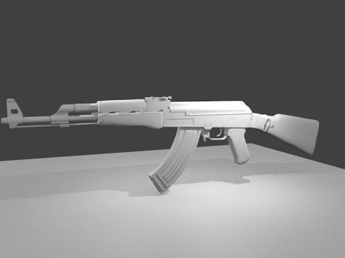 Ak-47 (Untextured)