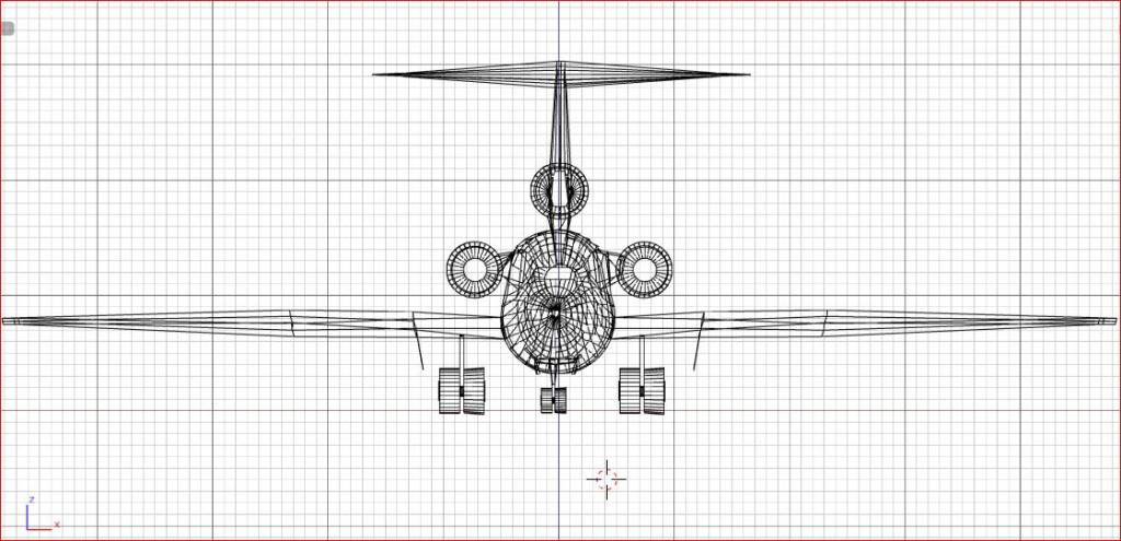 Boeing 727 L-poly