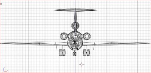 Boeing 727 L-poly
