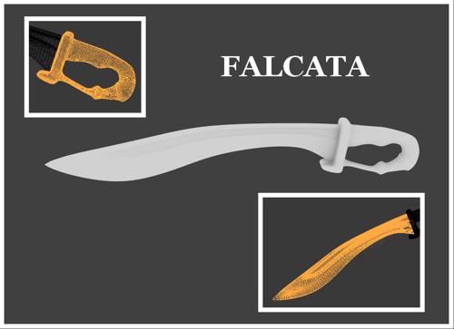 Simple Iberian Falcata Sword