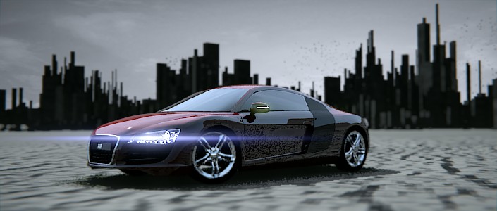 AudiR8 With Rig