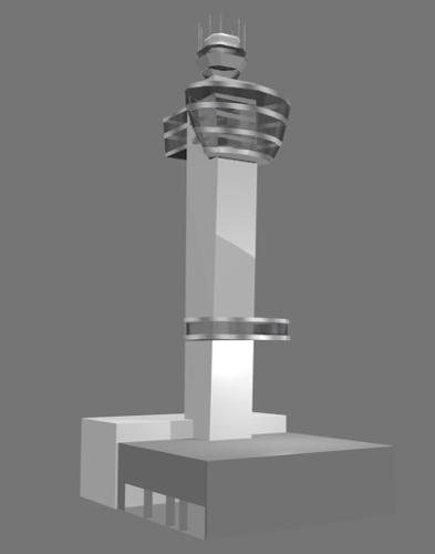 Air Control Tower L Poly