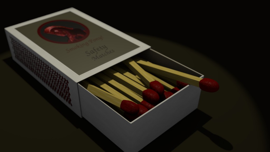 Smoking Pony Safety Matches