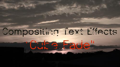 Text Effect - Cube Fade