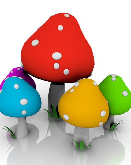 Color Mushroomes