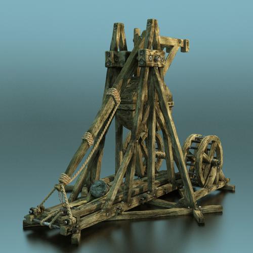 Trebuchet (Rigged+Textured)