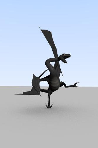 Fell Beast (rigged)