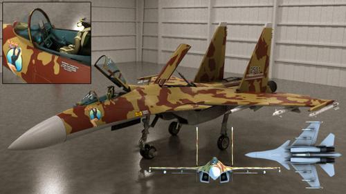ESH-2501 Modern Fighter Jet