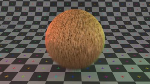 Fur Shader Test Scene