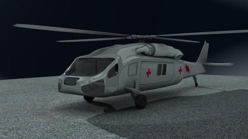 Black Hawk Helicopter Medi-Evac