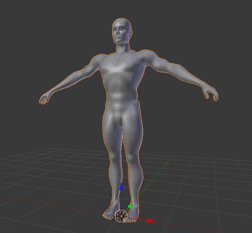 Base Male Mesh