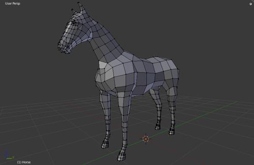 Low Poly Horse