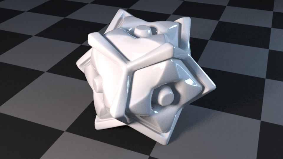Cube-Star Doodle - Material Tests Object