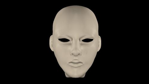 Girl Head Unfinished