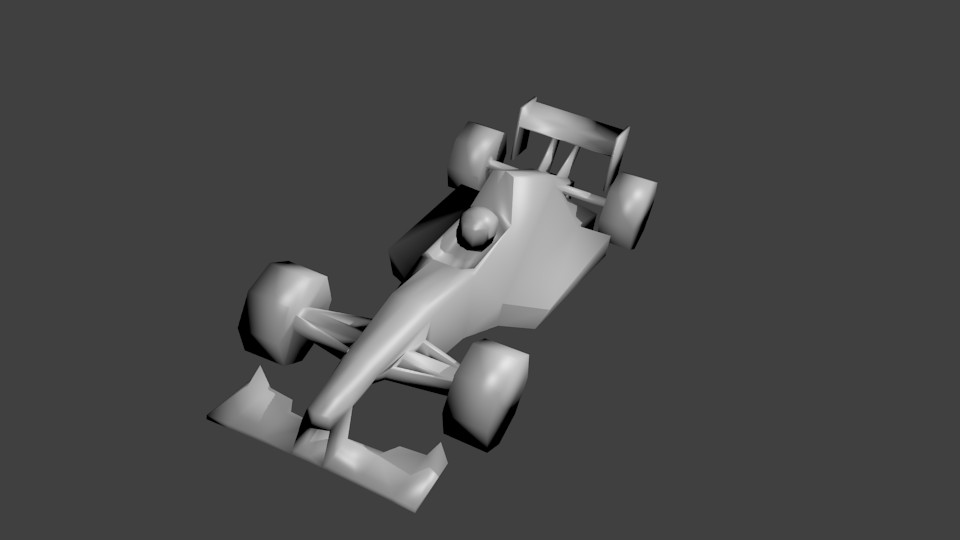 Low Poly F1 "Basic Series 007"