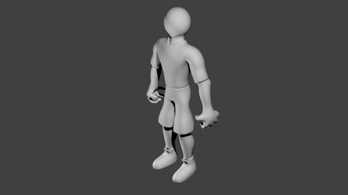 Basic Model Footballer "Basic Series 008"