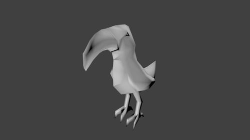 Low Poly Toucan "Basic Series 011"