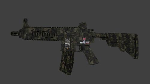 Heckler &amp; Koch 416 Assault Rifle Textured