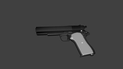 Low Poly Pistol