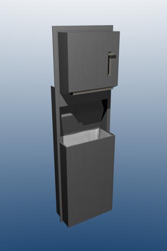 Trash And Paper Towel Holder