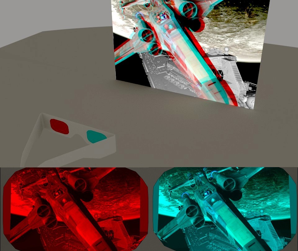 (really Working) 3D Anaglyph Glasses - Cycles