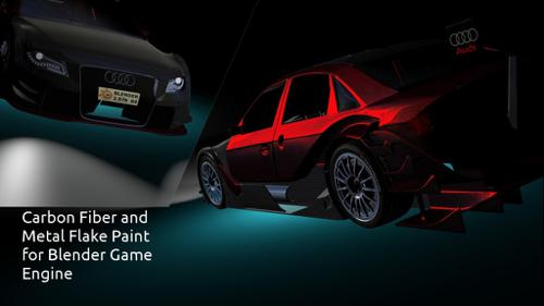 Car Paint And Carbon Fiber Materials For BGE
