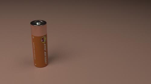 Battery, LuxRender