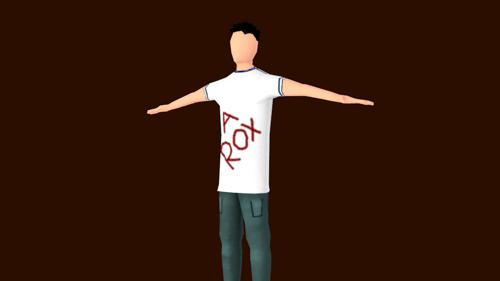 Lowpoly Character Rigg + Ragdoll