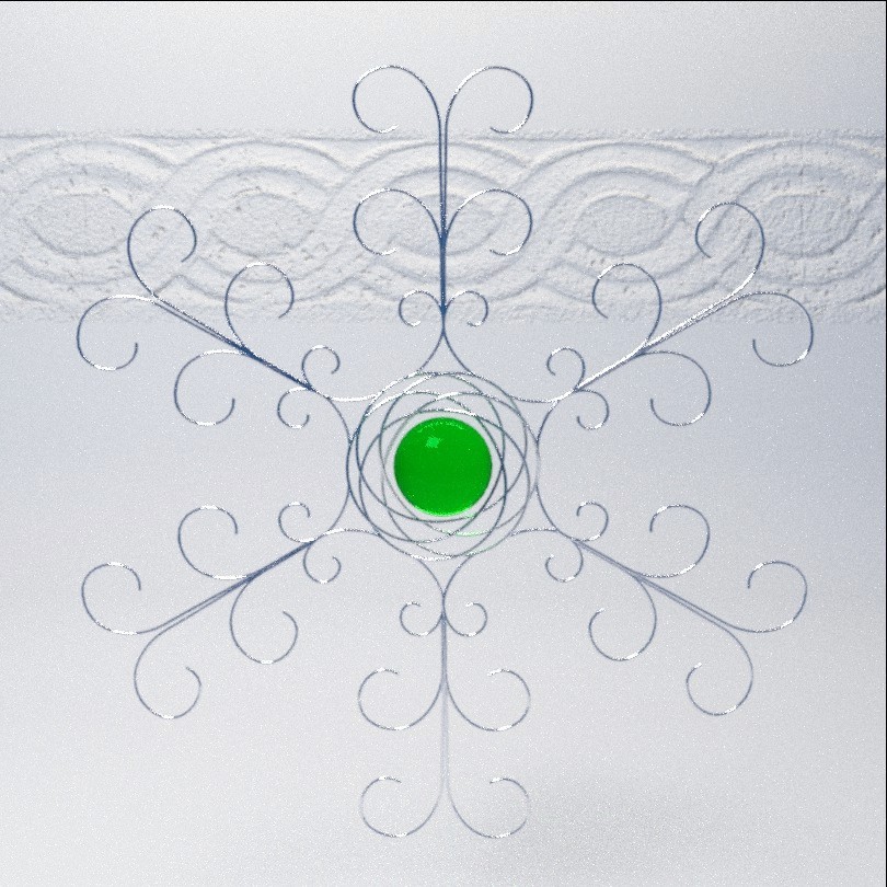 Silver Snowflake Ornament