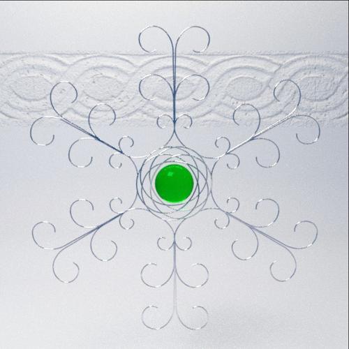Silver Snowflake Ornament