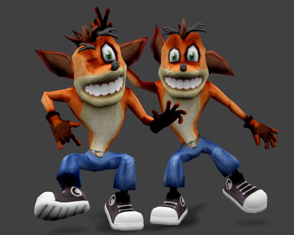 Crash Bandicoot (rigged)