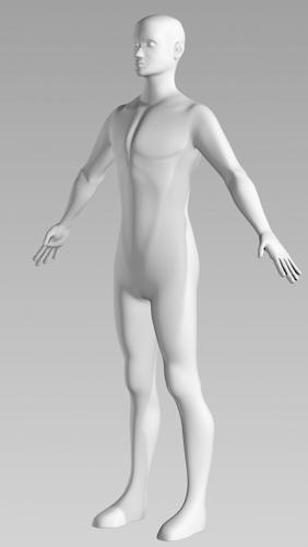 Base Mesh Human Male
