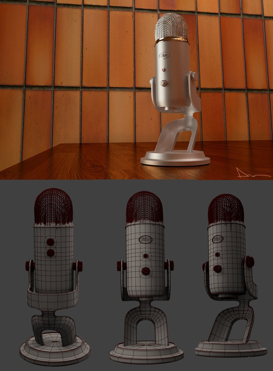 Blue Yeti Microphone (Detailed)