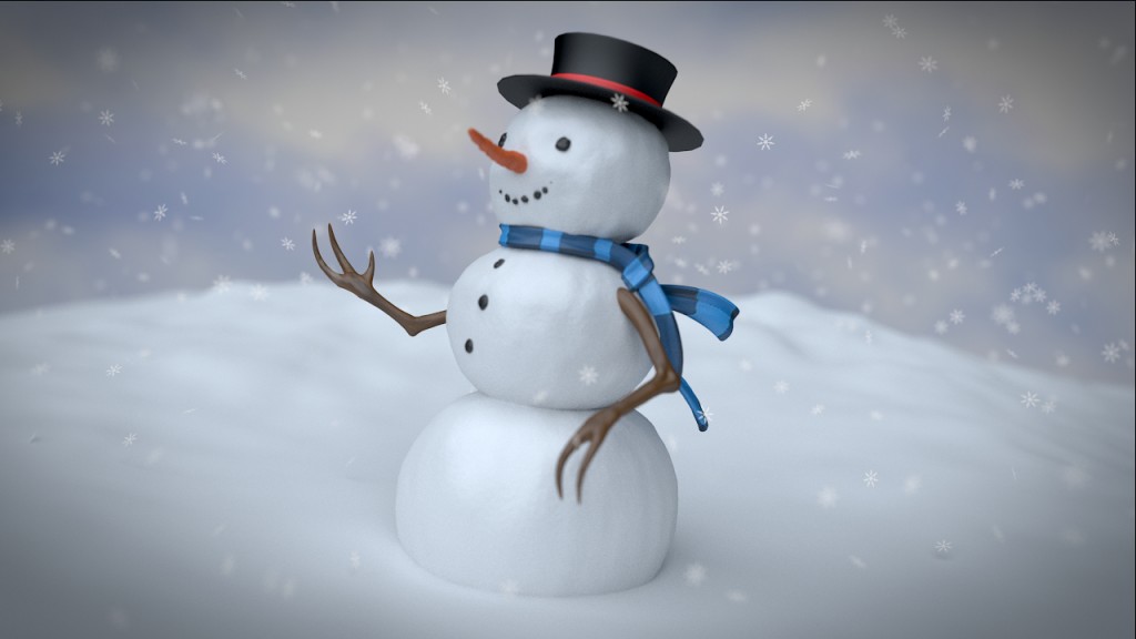 Snowman In Cycles