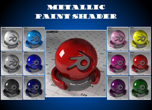 Metallic Paint Material for Cycles