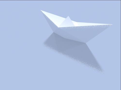 Papierschiffchen / Paper Boat