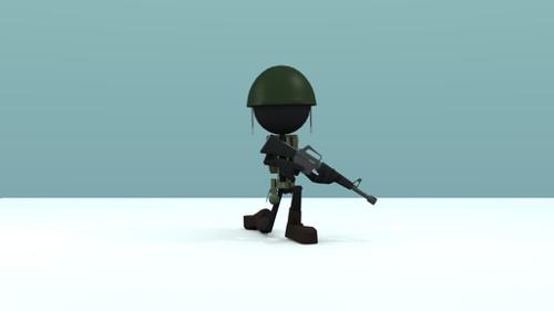 stick soldier