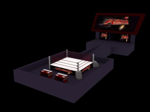 WWE: Raw ring  simple
