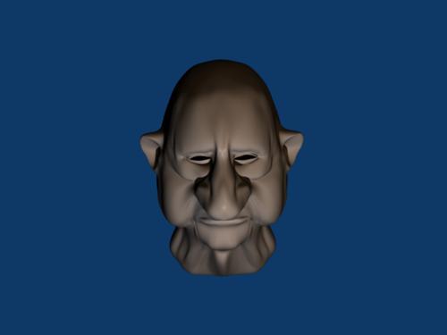 old elf head