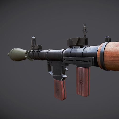 Lowpoly RPG-7