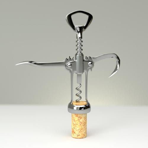 Animated corkscrew