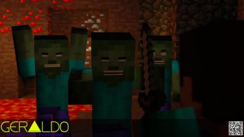 MineCraft Blender Blocks and Rig