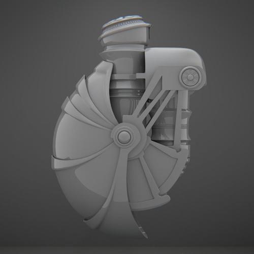 Animated machine