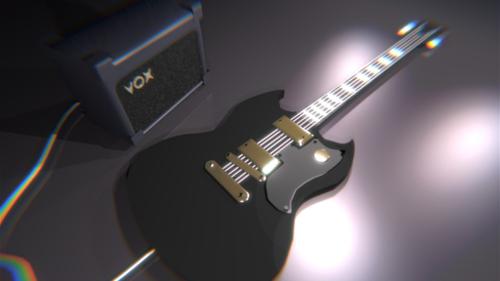 E.Guitar + Vox Amp