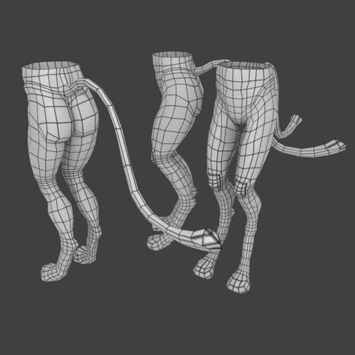 antrophomorphic legs