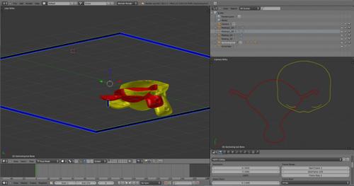 Setup for CAD style 2D/3D sectioning