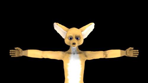 Fennec furry character